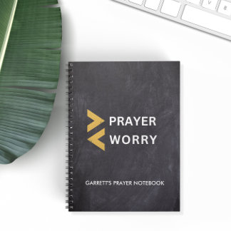 Personalised More Prayer Christian Faith Notebook