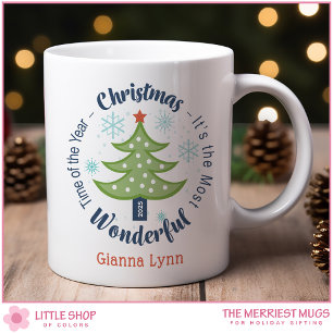 Personalised Most Wonderful Time of the Year Coffee Mug