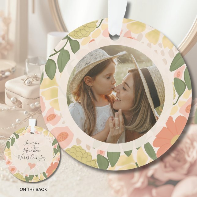 Personalised Mother-Daughter Ornament  (Personalized Mother-Daughter Photo Ornament)