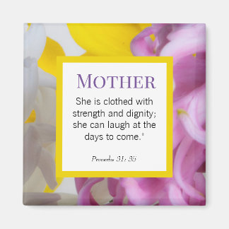 Personalised Mother Day Bible Scriptures Magnet