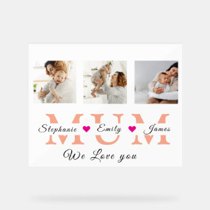 Personalised  Mother Gifts Birthday Gift for Mum Acrylic Sign