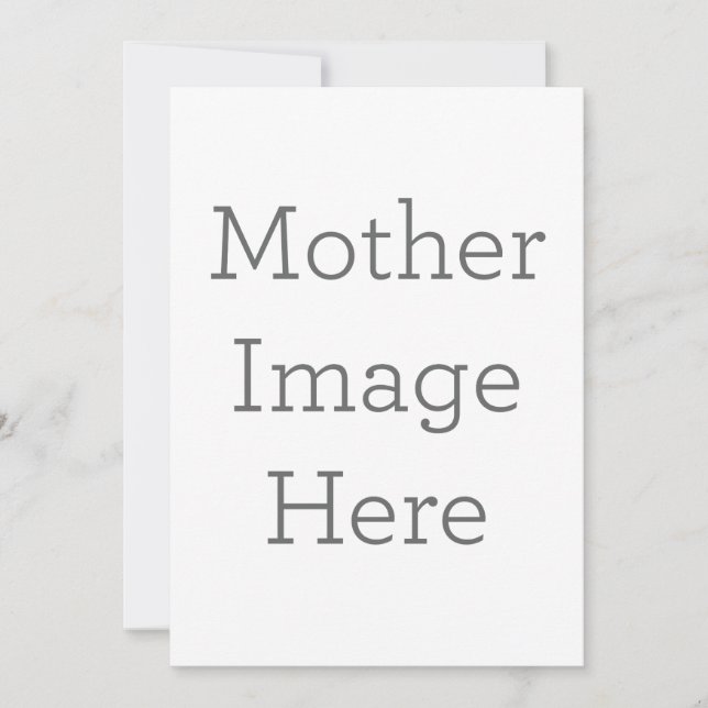 Flat Invitation, Size: 12.7 cm x 17.8 cm, Paper: Signature Matte, Envelopes: White (Front)