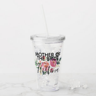 Personalised Mother of the Bride Acrylic Tumbler