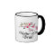 Personalised mother of the bride birds wedding mug