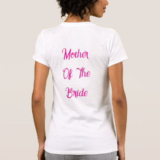 Personalised mother of the bride | Bride Tribe T-Shirt