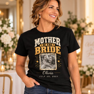 Personalised Mother of the Bride Photo T-Shirt