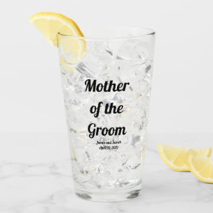 Personalised Mother of the Groom Glass