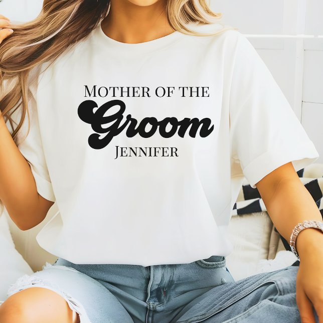 Personalised Mother of the Groom T-Shirt (Personalized Mother of the Groom T-Shirt)