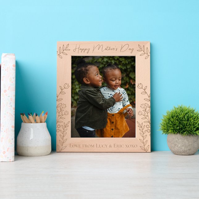 Personalised Mother’s Day Custom Gift for Mum Etched Frames (Creator Uploaded)