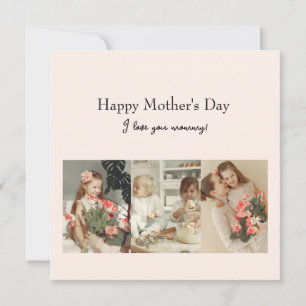 Personalised Mother’s Day Flat Greeting Card