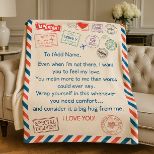 Personalised Mother’s Day Gift - Blanket for mum