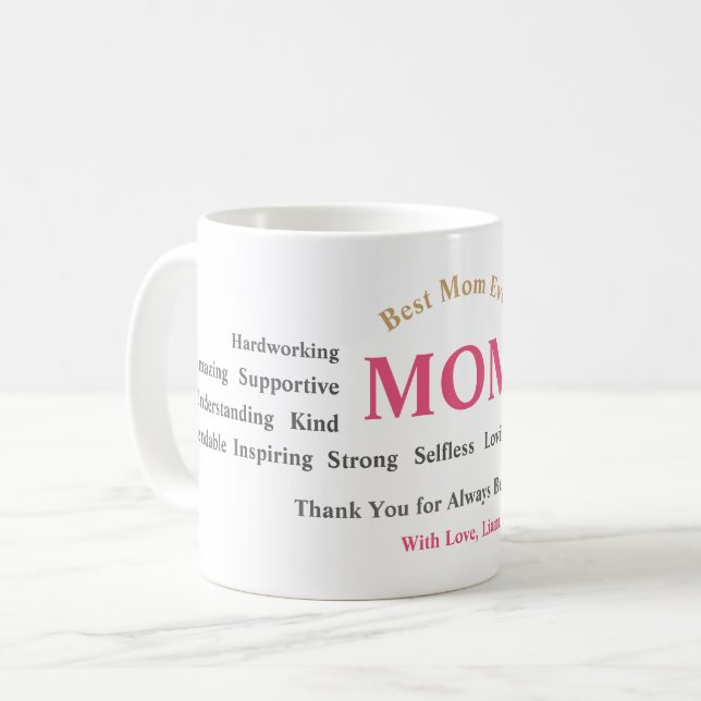 Personalised Mother’s Day Mug (Front Left)