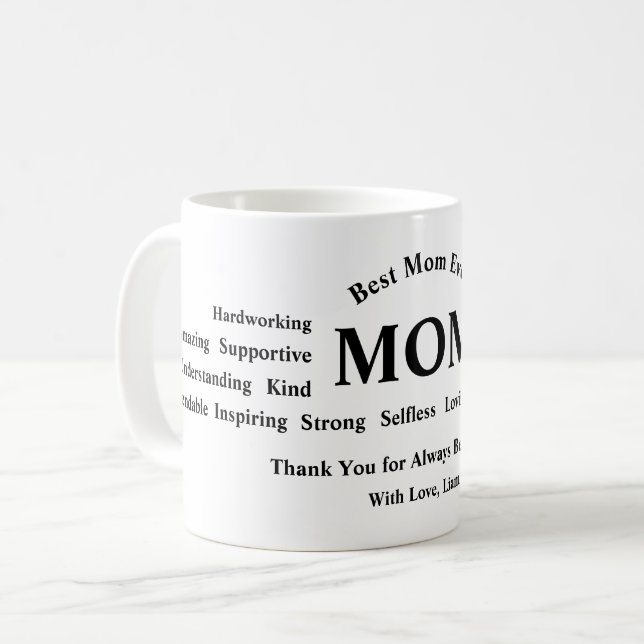 Personalised Mother’s Day Mug (Front Left)