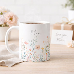 Personalised Mother’s Day Wildflower Mum Coffee Mug
