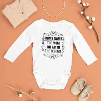 Personalised Mothers day Baby Bodysuit