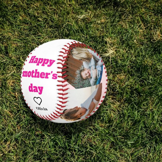 Personalised Mother's Day Baseball with Photos  (Creator Uploaded)