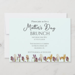 Personalised Mother's Day Brunch floral theme Invitation