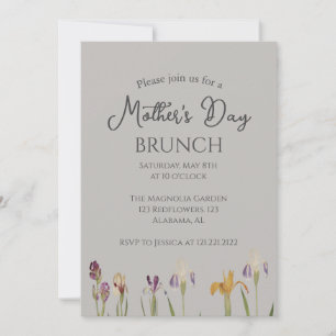 Personalised Mother's Day Brunch   floral theme Invitation