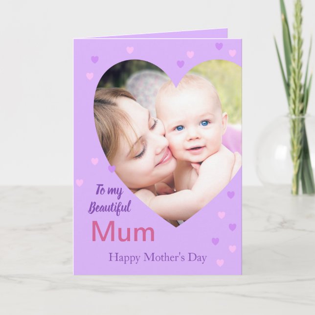Personalised Mother's Day Card (Front)