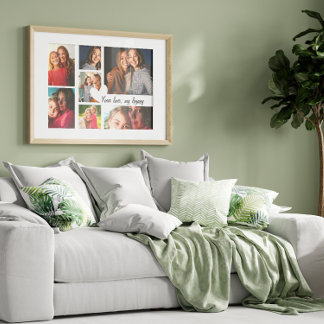 Personalised Mother's Day Custom Photo Collage Poster