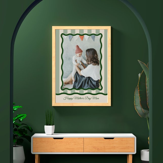 Personalised Mother's Day Gift Trendy Aesthetic  Poster (Creator Uploaded)