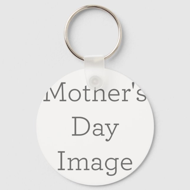 Metal Circle Keychain, 5.08 cm (Front)
