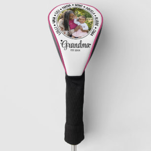 Personalised Mother's Day Nana Mimi Gigi GRANDMA Golf Head Cover
