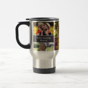 Personalised Mother's day Photo collage Travel Mug