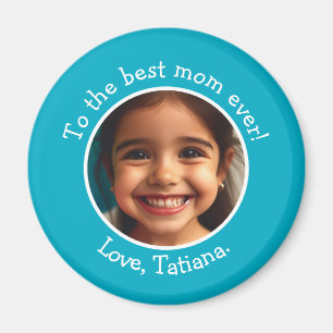 Personalised Mother's Day Photo Name Keepsake Magnet