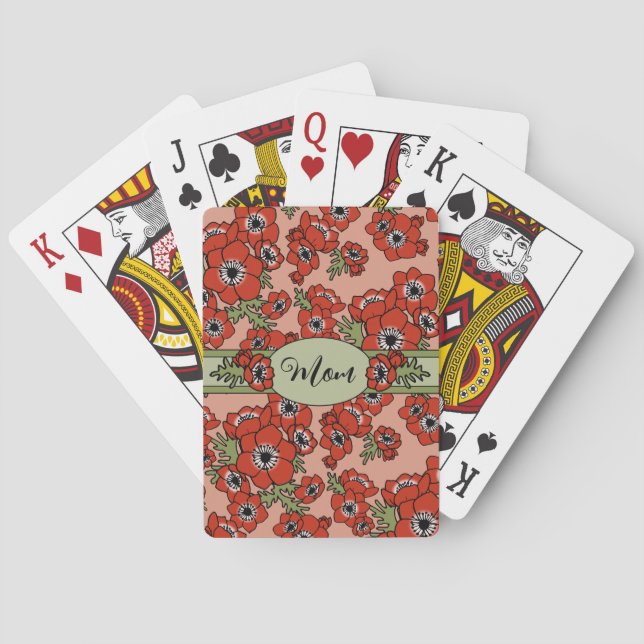 Personalised Mother's Day Playing Cards (Back)