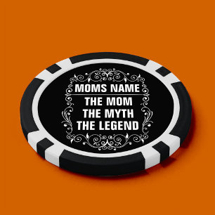 Personalised Mothers day Poker Chips