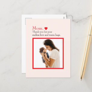 Personalised Mother's Day Postcard with Photo