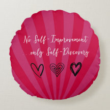 Personalised Mother's Day Round Throw Pillow