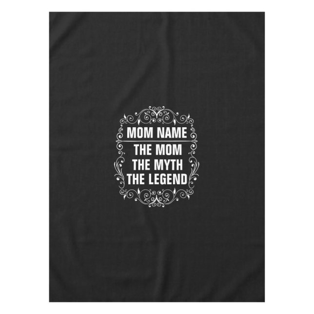 Personalised Mothers day Tablecloth (Front)