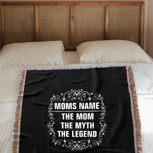 Personalised Mothers day Throw Blanket