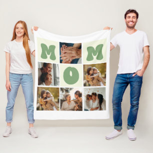 Personalised Mother's Photo Fleece Blanket
