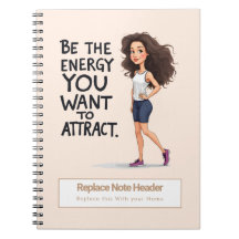 Personalised Motivational Notebook