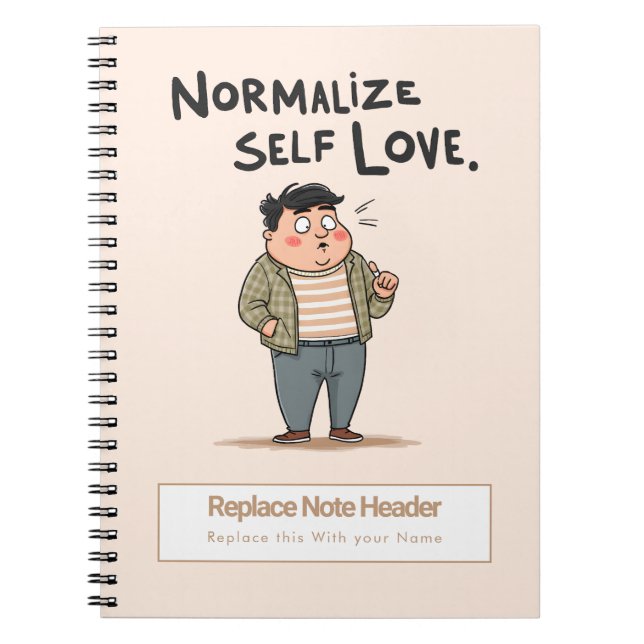 Personalised Motivational Notebook (Front)