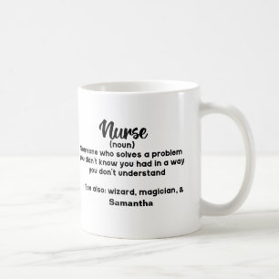 Personalised Motivational Nurse Definition   Coffee Mug