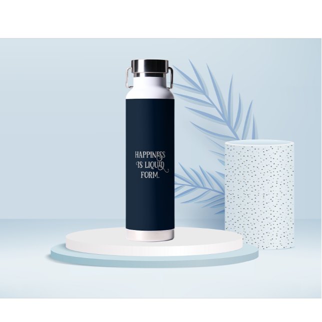 Personalised Motivational quote white fonts Water Bottle (Personalized motivational quotes water bottle )