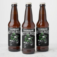 Personalised Motocross Dirt Bike Rider Racing