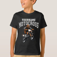 Personalised Motocross Dirt Bike Rider Racing