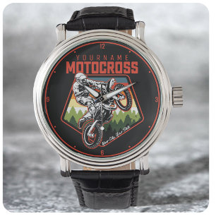 Personalised Motocross Racing Dirt Bike Trail Ride Watch