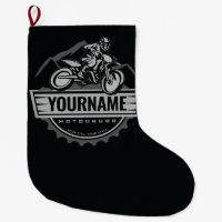 Personalised Motocross Rider Dirt Bike Hill Racing