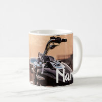 Personalised Motorcycle Biker Design Coffee Mug