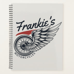 Personalised Motorcycles Flying Tire Biker Shop Planner