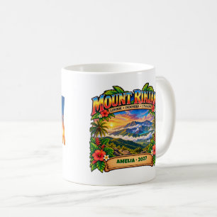 Personalised Mount Rinjani Lombok Coffee Mug