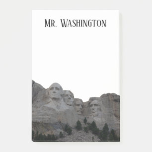 Personalised Mount Rushmore Photo Post-it Notes
