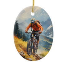 Personalised Mountain Bike Biking Christmas