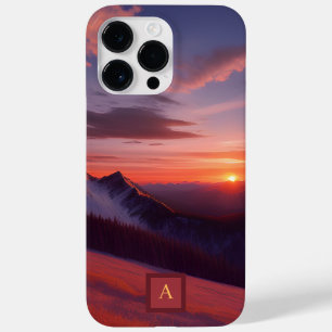 Personalised Mountain Sunset Cell Phone Case